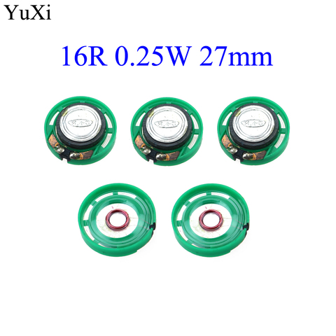 YuXi New Ultra-thin Mini speaker 16 ohms 0.25 watt 0.25W 16R speaker Diameter 27MM 2.7CM thickness 7MM ► Photo 1/4