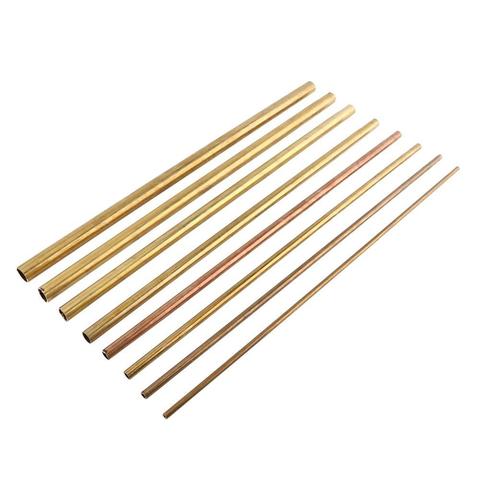 1Pcs Brass Tube Pipe Tubing Round Outer Diameter 0.6-2cm Length 50cm Model Making Tube Pipeline Engineering Model Making Tools ► Photo 1/6