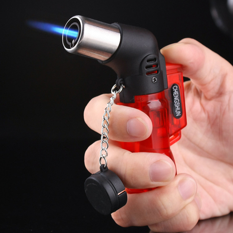 Spray Gun Jet Torch Gas Lighter Windproof Cigarette Camping Pistol Lighter Inflatable Butane Portable Gasoline Cigar Outdoor ► Photo 1/6