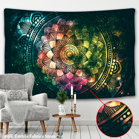 Indian Mandala Wall Tapestries  Tapestry Wall Hanging Mandala - Tapestry  Boho Wall - Aliexpress