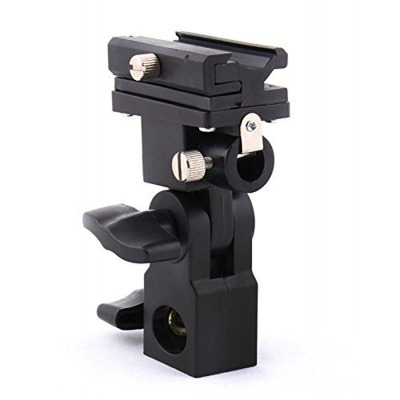 B Type Universal Mount Flash Hot Shoe Adapter Speedlite Trigger Umbrella Holder Swivel Light Bracket photography accessories ► Photo 1/3