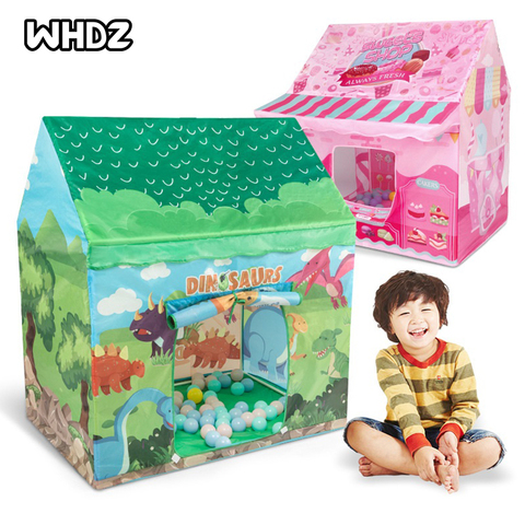 Kids Play House Game Tent Toys Dinosaur Pink Ice Cream Boy Girl Princess Castle Portable Indoor Outdoor Children Play Tent House ► Photo 1/6