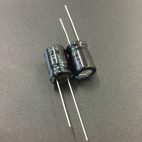 10Pcs/100Pcs 10uF 400V JAMICON TK Series 10x15mm High Quality Low Profile 400V10uF Aluminum Electrolytic capacitor ► Photo 1/2