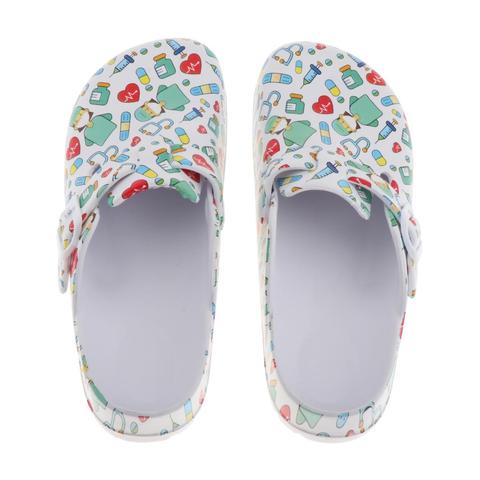 Women Clog Nursing Shoes Chef Shoes Work Mules Beach Pool Shower Slippers Slip Resistant ► Photo 1/6