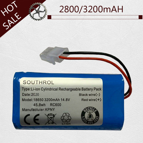 High quality 14.8V 2800mAh/3200mAH Chuwi battery Rechargeable Battery for ILIFE ecovacs A4S V7s A6 V7s pro Chuwi iLife battery ► Photo 1/4