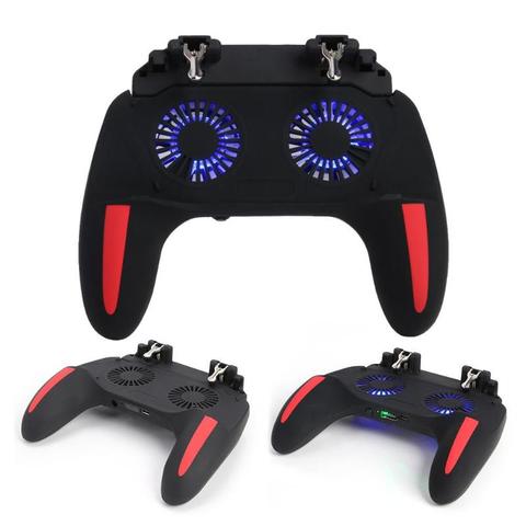 Game Controller Gamepad Trigger Shooting Free Fire Cooling Fan Gamepad  Joystick for IOS Android Mobile Phone : Video Games 