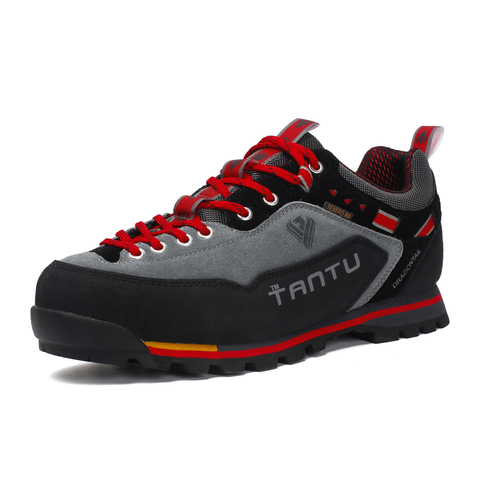 Men's Hiking Shoes Climbing Shoes Anti-collision To Fashion Outdoor Casual Lace-up Sneakers ► Photo 1/6