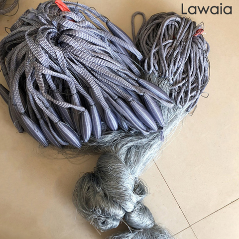 Lawaia Multifilament Fishing Nets Fishing Gillnet Finland Net for Fishing Three Layers Catch Fishing Network 25mm 40mm 50mm 60mm ► Photo 1/5