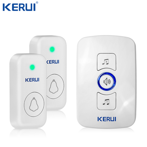 KERUI Wireless Doorbell Home Security Smart Doorbell Chimes Waterproof Outdoor Touch Button Super Long Transmission ► Photo 1/5