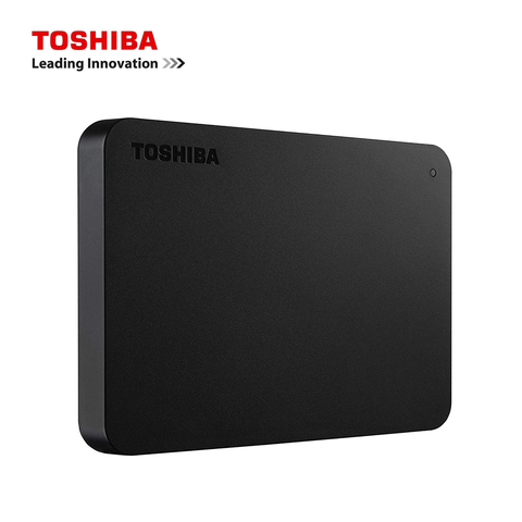 Toshiba A3 HDTB420XK3AA Canvio Basics 500GB 1TB 2TB 4TB Portable External Hard Drive USB 3.0, Black ► Photo 1/5
