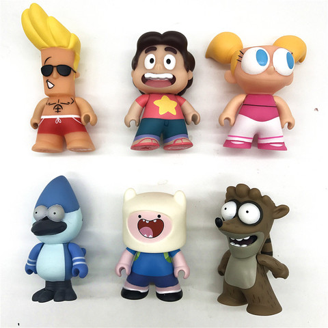 CARTOON NETWORK COLLECTION FINN /MORDECAI /STEVEN VNIYERSE /JOHNNY BRAVO /DEXTER model toy no box ► Photo 1/4