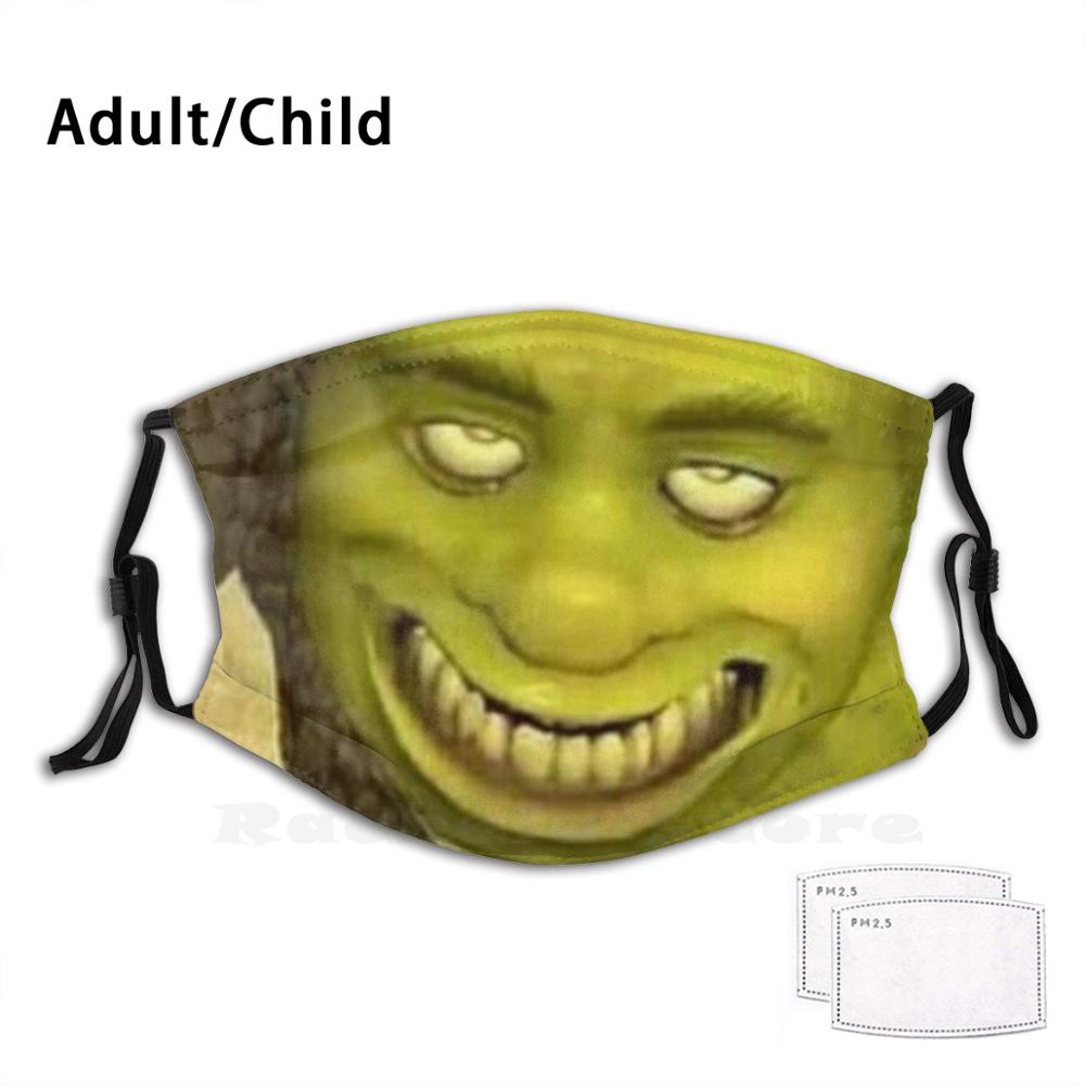 Shrek Meme Adult Kids Anti Dust Pm2.5 Filter Diy Mask Shrek Shrek Meme  Shrek Meme Face - Price history & Review, AliExpress Seller - AUAU Store