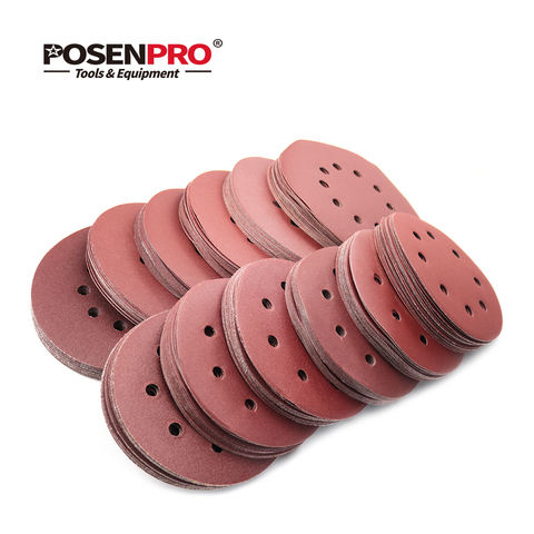 POSENPRO 180mm 215mm Polishing Sanding Disc Sandpaper Assorted holes For Drywall Sander Polisher PPDS185 PPDS225 ► Photo 1/6