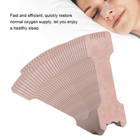 100Pcs Anti Snoring Nasal Strips Help Breathing Stop Snore Healthy Sleeping Nasal Strips Help Sleeplessness ► Photo 1/6