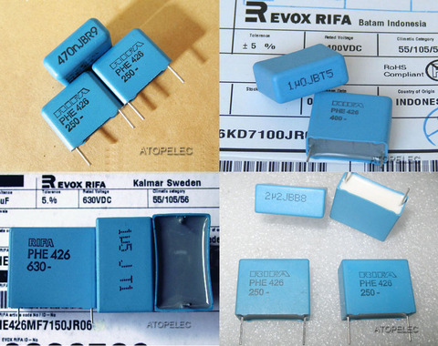 1pc RIFA PHE426 5% MKP Film Capacitor Hi-Fi Audio 0.47uF/1uF/2.2uF 250V/400V ► Photo 1/1