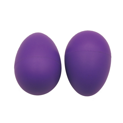 Pair Of Shaker Eggs Toy Percussion 5.6x3.9cm Drums Rhythm Musical Instruments Purple ► Photo 1/6