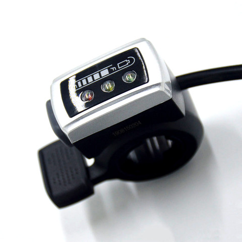 24V/36V/48V Electric Bike Scooter Thumb Throttle With ock ON/OFF Switch for e-bike/e-scooter ► Photo 1/6