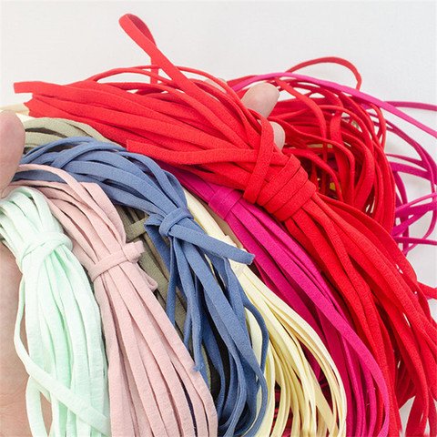10/20/50y 5MM DIY Mask Elastic Rope Rubber Band Mask Oil Cord Mask Ear Hanging Rope Belt for DIY Protective Clothing Accessories ► Photo 1/6