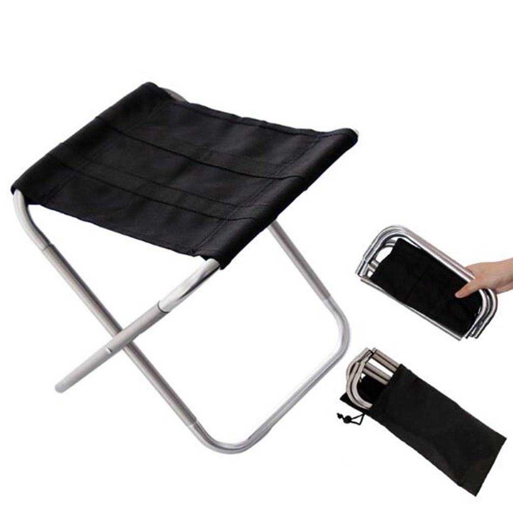 Quality Outdoor Foldable Fishing Chair Ultra Light Weight Portable Folding Camping Aluminum Alloy Picnic Fishing Chair with Bag