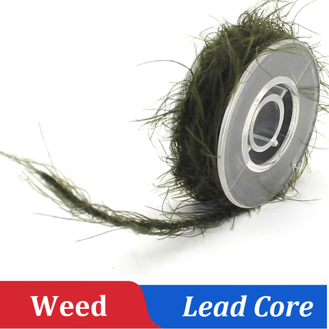 5M Carp Fishing Line Weed Leadcore 35LB 45LB Camo Green Leader Lead Core Carp Rig Line Braided Tackle Fishing Accessories ► Photo 1/6
