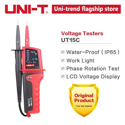 UNI-T  AC/DC Voltage Meter Voltstick Waterproof Voltage Tester LED Indication Single Lead L2 Voltage Detection ► Photo 1/5