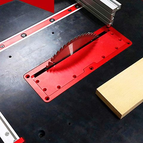 Electric Circular Saw Flip Cover Plate Flip Flip-Special Floor Table Adjustable Aluminum Plate Insertion Plate for Table Saw ► Photo 1/6