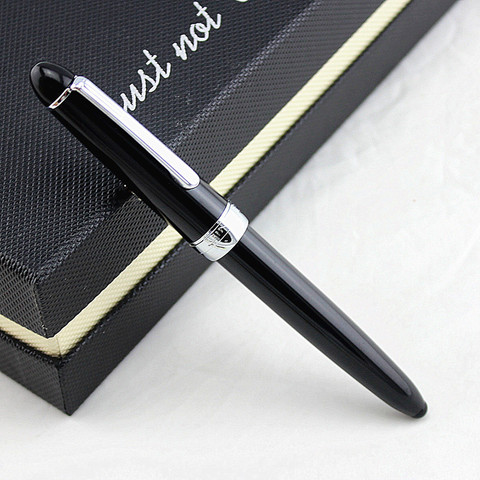 JINHAO 992 Blackish green Colour Spiral round body office Student Fine nib Fountain Pen New ► Photo 1/5