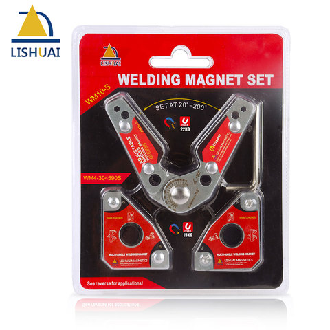 LISHUAI (3Pcs/Pack)Multi-angle Welding Magnet + 20-200 Degree Adjustable Welding Clamp ► Photo 1/6