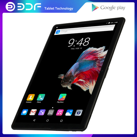 BDF 10 Inch Android Tablets Quad Core 1GB+16GB Dual SIM Card Tablet Pc 2G Phone Call WiFi Bluetooth 1280x800 IPS 2.5D Screen ► Photo 1/6