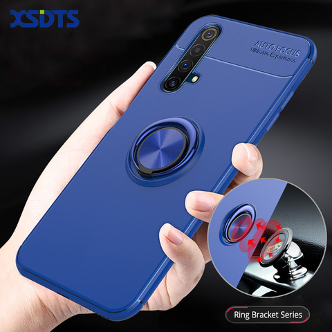 Case For OPPO Realme X50 Pro Play X50M X3 SuperZoom X2 XT X Narzo 10 10A 20 Pro Magnetic Car Stand Silicone Phone Coque ► Photo 1/6
