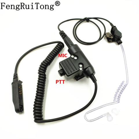 Covert Acoustic Tube NATO Plug Earpiece headset U94 PTT Mic for Baofeng  UV-9R Plus BF-9700 BF-A58 UV-XR UV9R GT-3WP  radio ► Photo 1/3