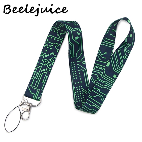 Computer motherboard Lanyard Badge ID Mobile Phone Rope Key Lanyard Neck Straps Accessories webbings ribbons ► Photo 1/6