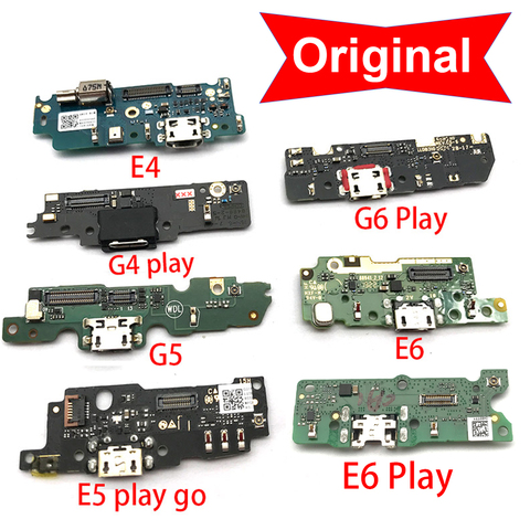 New USB Charging Port Flex Cable For Motorola Moto G4 G5 G6 Play G3 X4 E5 E6 Play E3 Dock Connector Charging Port Flex Cable ► Photo 1/5