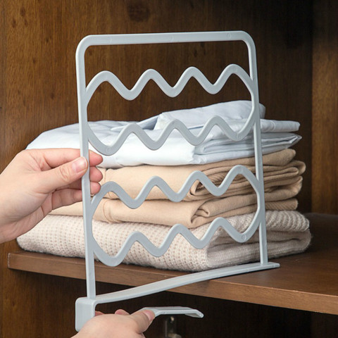 Closet Shelf Dividers Clothes Divider Organiser Wardrobe Shelf Partition Shelves Wire Shelving Home Accessories PF91613 ► Photo 1/5