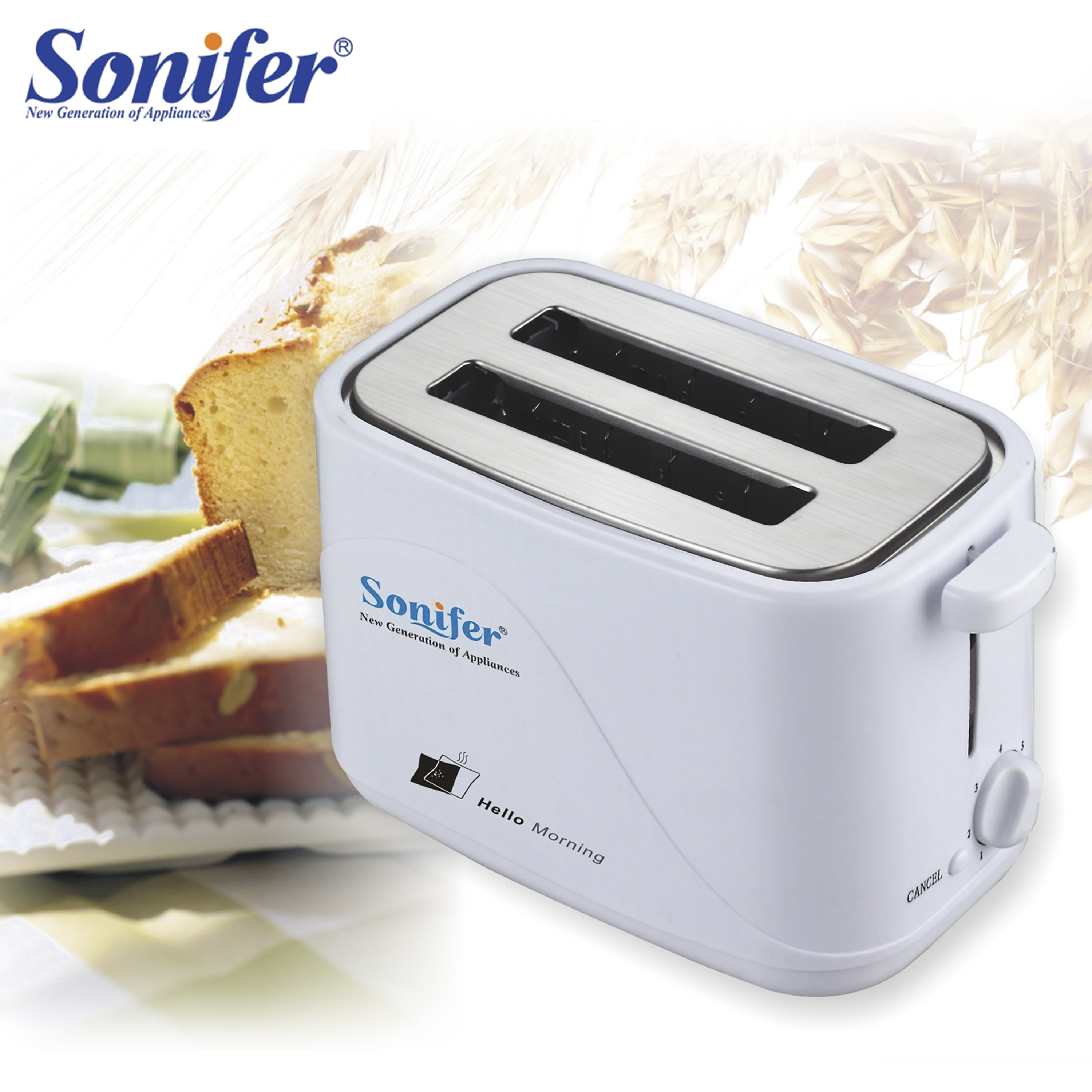 2 Slices Automatic Fast Heating Bread Toaster 750W Stainless Steel Electric  Toaster Breakfast Machine for Cooking Toast Sandwich - AliExpress