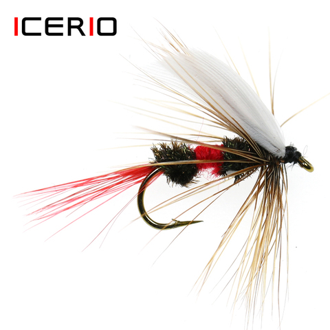 ICERIO 6PCS Royal Coachman Dry Flies Trout Fly Fishing Lures ► Photo 1/2