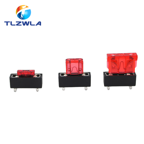 5PCS PCB Panel Mount Insurance Blocks Safety Terminals Micro Mini Medium Small Universal Car Fuse Holder. ► Photo 1/4