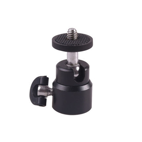 360 Degree Rotation Aluminium Mini Tripod Ball Head for Monopod Selfie Stick Action Camera with 1/4'' Screw ► Photo 1/6