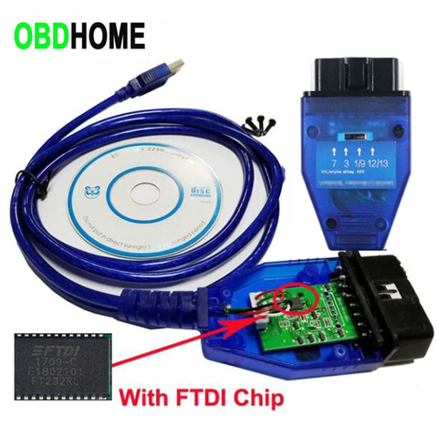 4 Way Switch VAG USB Interface FTDI FT232RL Chip for Fiat ECU Scan KKL 2x2Pin 3pin OBD2 16 PIN Cable for Audi Car Ecu Scanner ► Photo 1/5