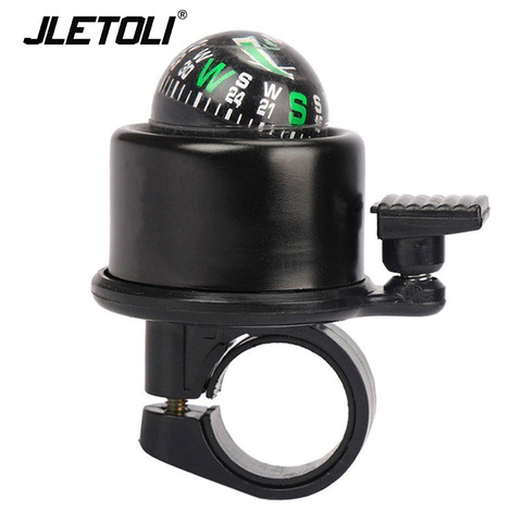 JLETOLI Aluminum Alloy Road Bicycle Bell Compass MTB Bike Sound  Cycling Horn Fits 18mm-26mm Handlebar Cycling Accessories ► Photo 1/6