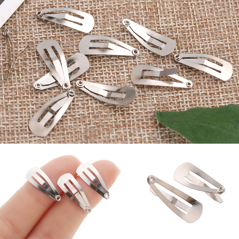 10Pcs Mini Metal Hair Clip for DIY Doll Decoration Silver/Black Hairpin Headwear Princess Dolls Head Clip Toys Doll Accessories ► Photo 1/6