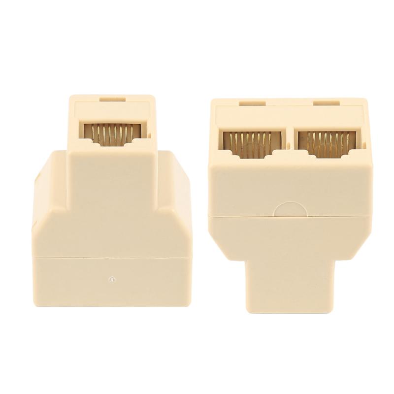 Dropship RJ45 Network 1 To 2 Port Ethernet Adapter Splitter; RJ45