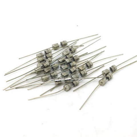 100Pcs/lot 3.6*10mm 250V Double iron cap Axial Slow Glass fuse with lead wire Mix Set 0.5A 1A 2A 3.15A 4A 5A 6.3A 8A 10A ► Photo 1/1