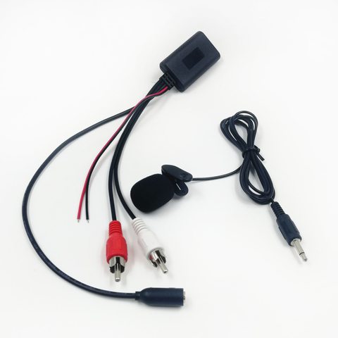 12V Car Audio Stereo Bluetooth AUX Receiver Module 2 RCA Interface Cable  Adapter