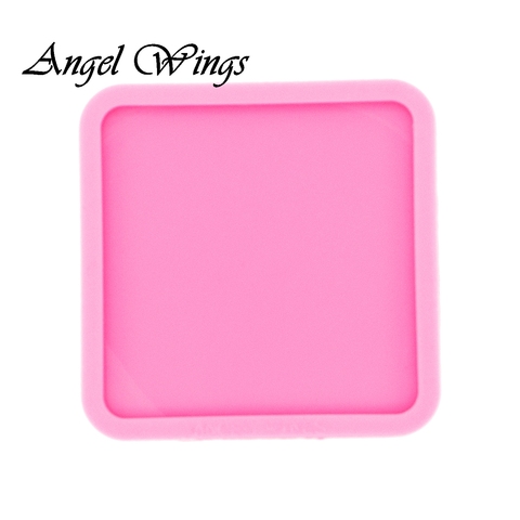 8cm*8cm Square Coaster Silicone Molds DIY Shiny Epoxy Resin Geode Agate Resin Mold Mould DY0272 ► Photo 1/6