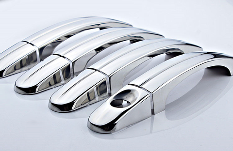 ABS Chrome trim Door Handle Bowl Covers For Ford Focus 2 Focus 3 2005 2006 2007 2008 2009 2010 2011 2012-2015 ,auto accessorie ► Photo 1/6