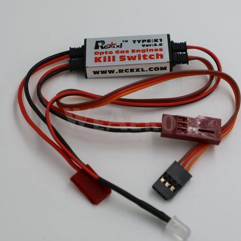Rcexl Opto Gas Engines Remote Control Kill Switch for RC Model Gasoline Airplane ► Photo 1/3