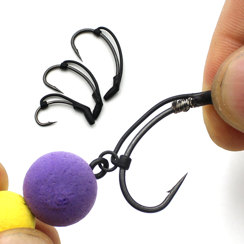 10PCS Carp Fishing Accessories Hook Sleeves Ready D-rig Line Aligner Hair Rigs Zig Rig  Terminal Tackle Connect Pop Up Boilies ► Photo 1/6