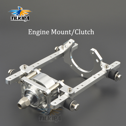 High Quality CNC Aluminum Alloy Engine Mount Or Clutch For Zenoah Marine Engine RC Boat ► Photo 1/6