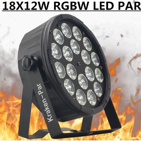 18X12W RGBW  LED PAR Light/ disco light dmx512 control LED wash light stage professional dj equipment 100% new ► Photo 1/5